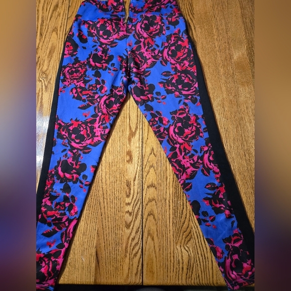 Nicki Minaj Floral Print Leggings Size L - Picture 3 of 8